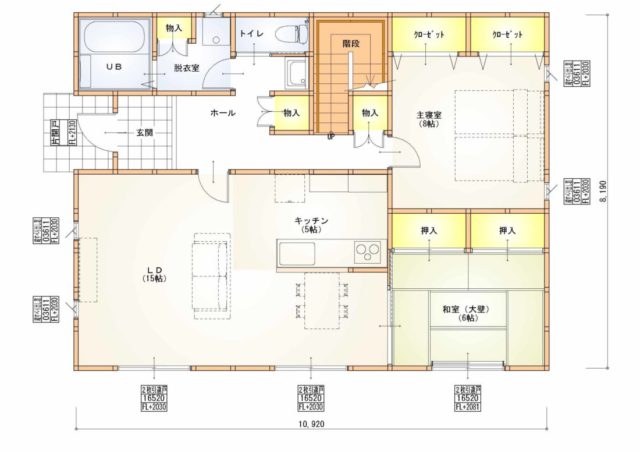 間取りプランを追加しました。