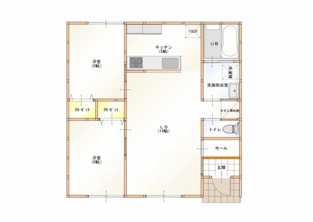 平屋のプラン まとめ 水戸市の注文住宅ライフボックス 性能ばっちり納得価格デザイン力