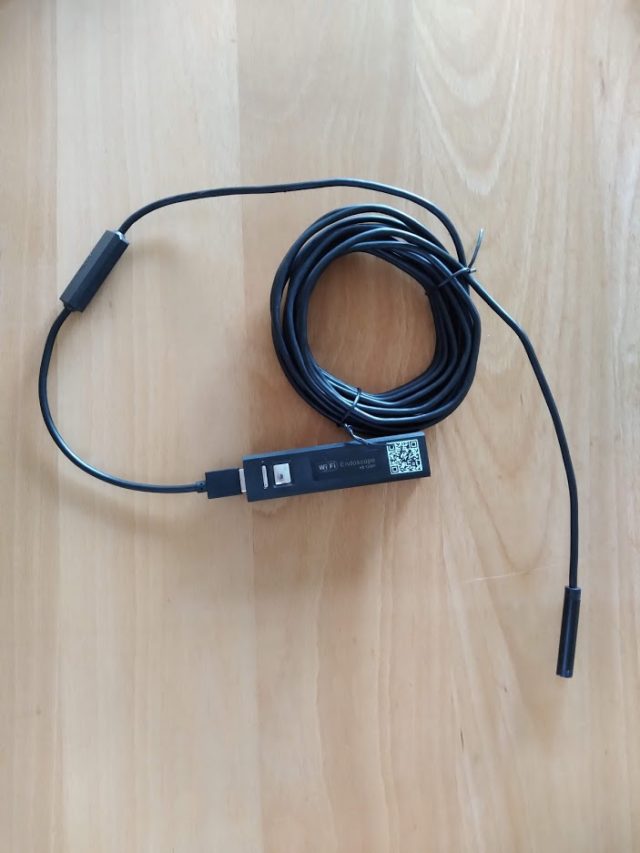ワイヤレス内視鏡カメラ USB wifi接続。