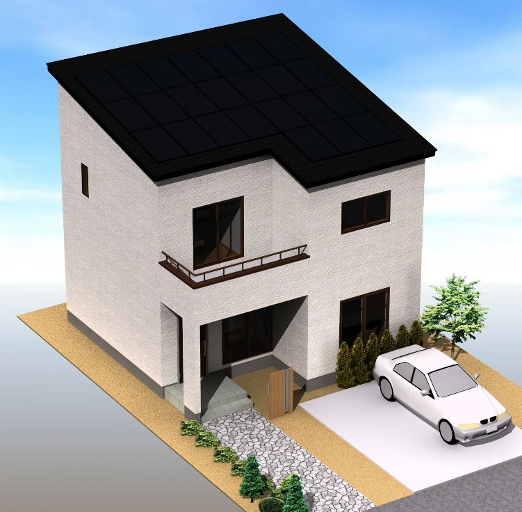 南入り 28坪 コンパクトな回遊型の住まい 3LDK+S