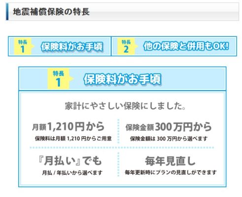 地震保険をさらに安心にするには？