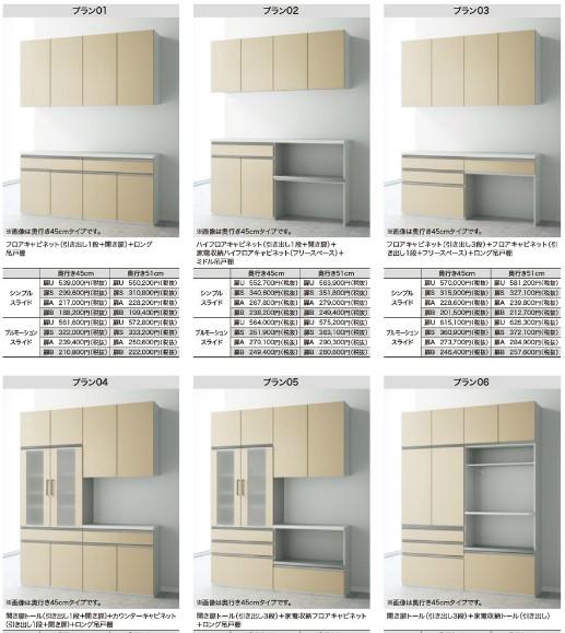 キッチンの背面収納のプランニング