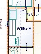 洗面脱衣室は広めに！