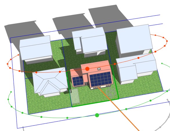日当たりシュミレーション 水戸市の注文住宅ライフボックス 性能ばっちり納得価格デザイン力